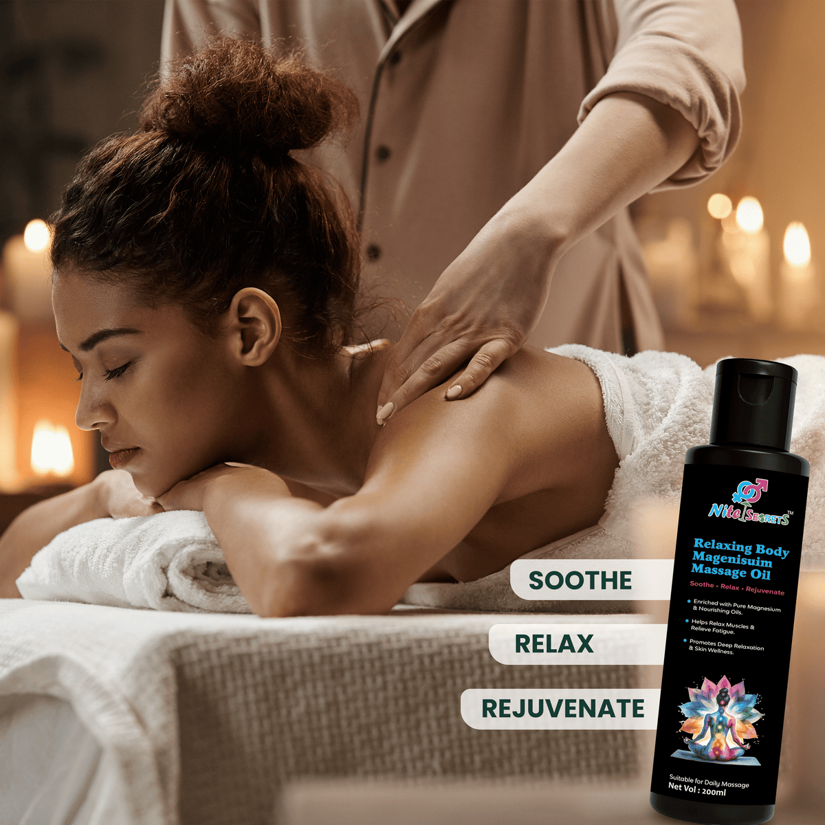 NiteSecrets Relaxing Body Magnesium Massage Oil – image 6