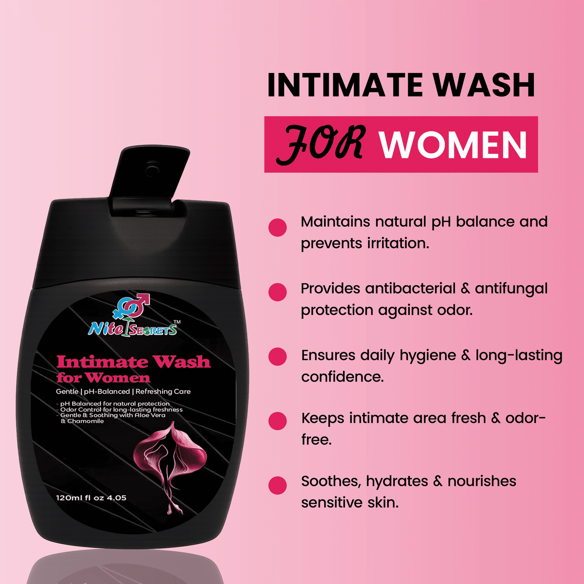Duo: Rosy Glow Serum + Intimate Wash for Women – image 3