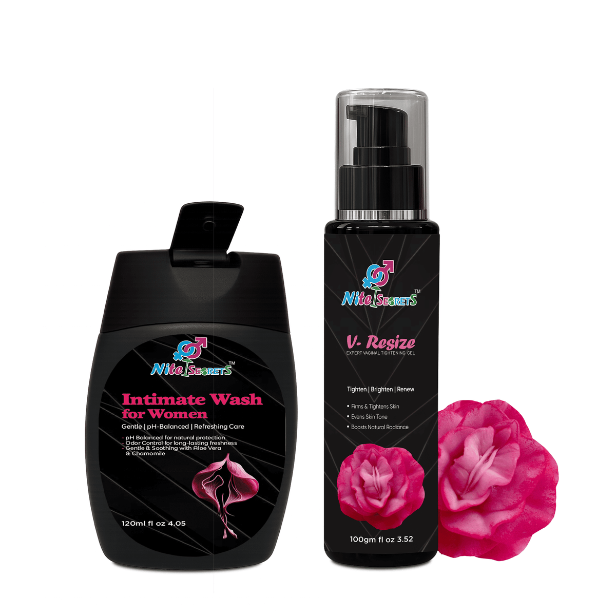 Duo: V-Resize Tightening Gel + Intimate Wash for Women – image 2