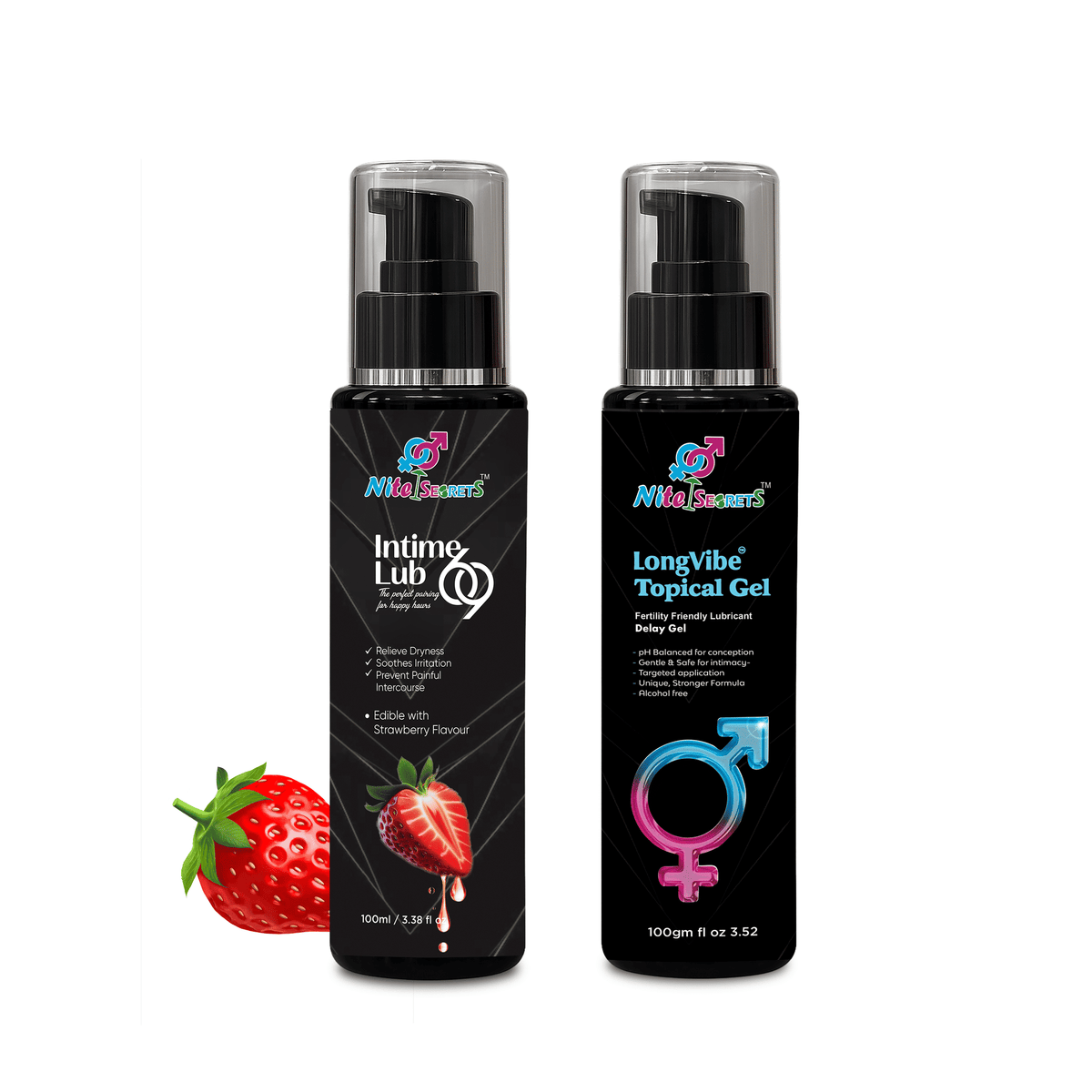 Duo: Intime Lub 69 + LongVibe Delay Gel for Men – image 2