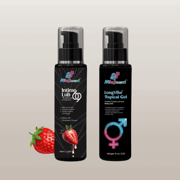 Duo: Intime Lub 69 + LongVibe Delay Gel for Men