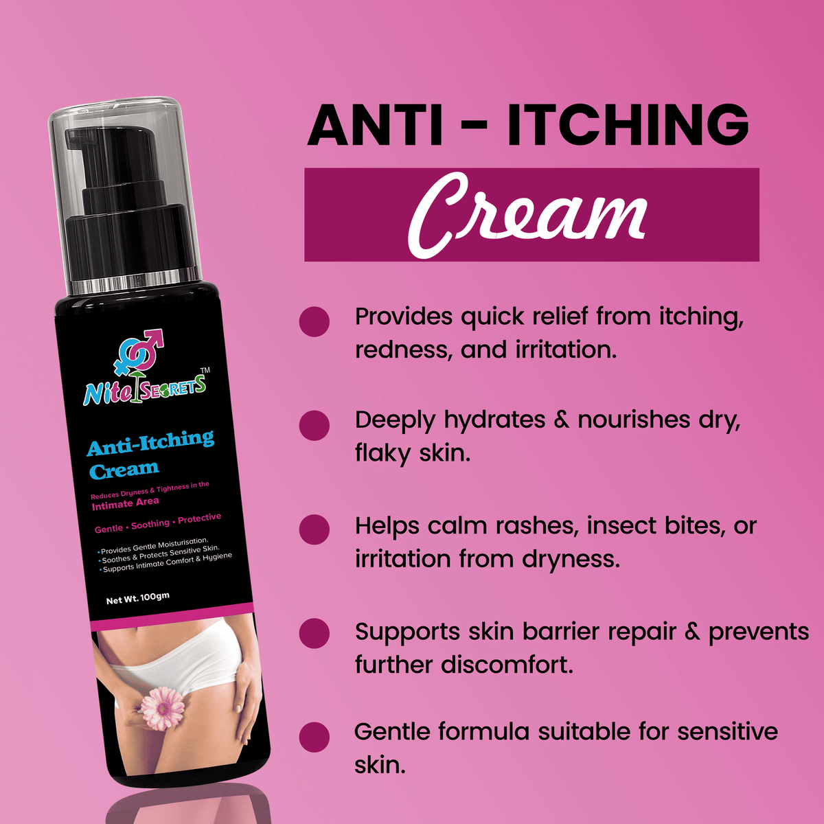 NiteSecrets Anti-Itching Cream for Intimate Area – image 4