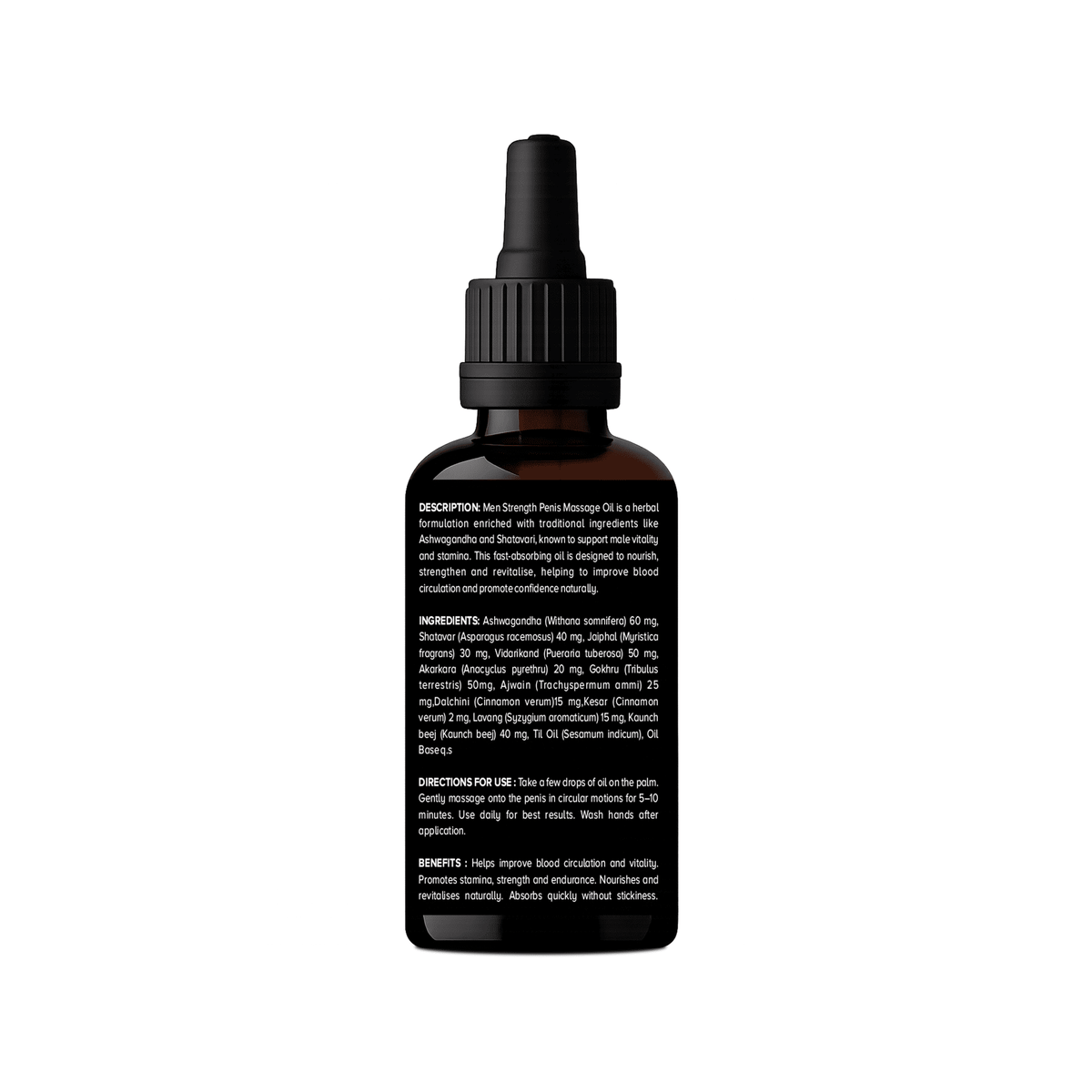 NiteSecrets Men’s Strength Hard Rock Herbal Massage Oil for Men – image 6