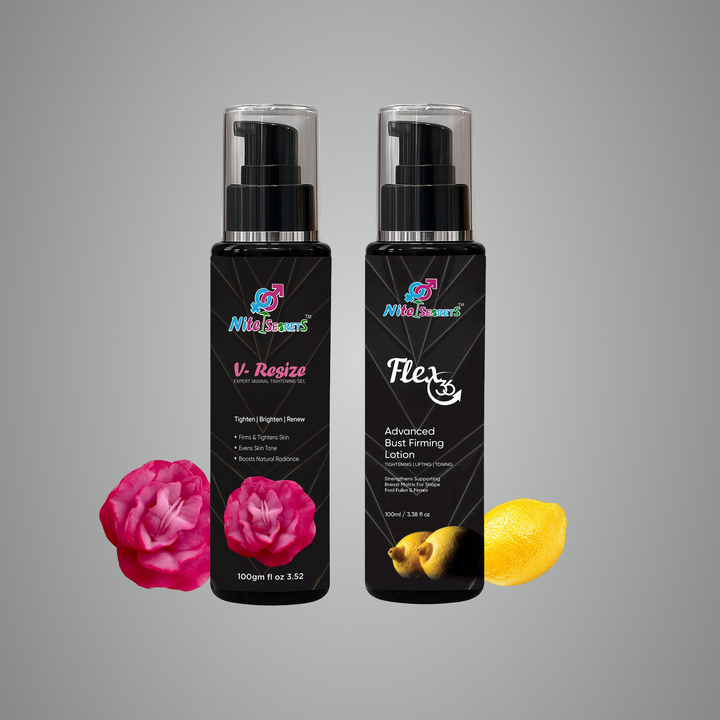 Duo: V-Resize Tightening Gel + Flex 36 Bust Firming Lotion