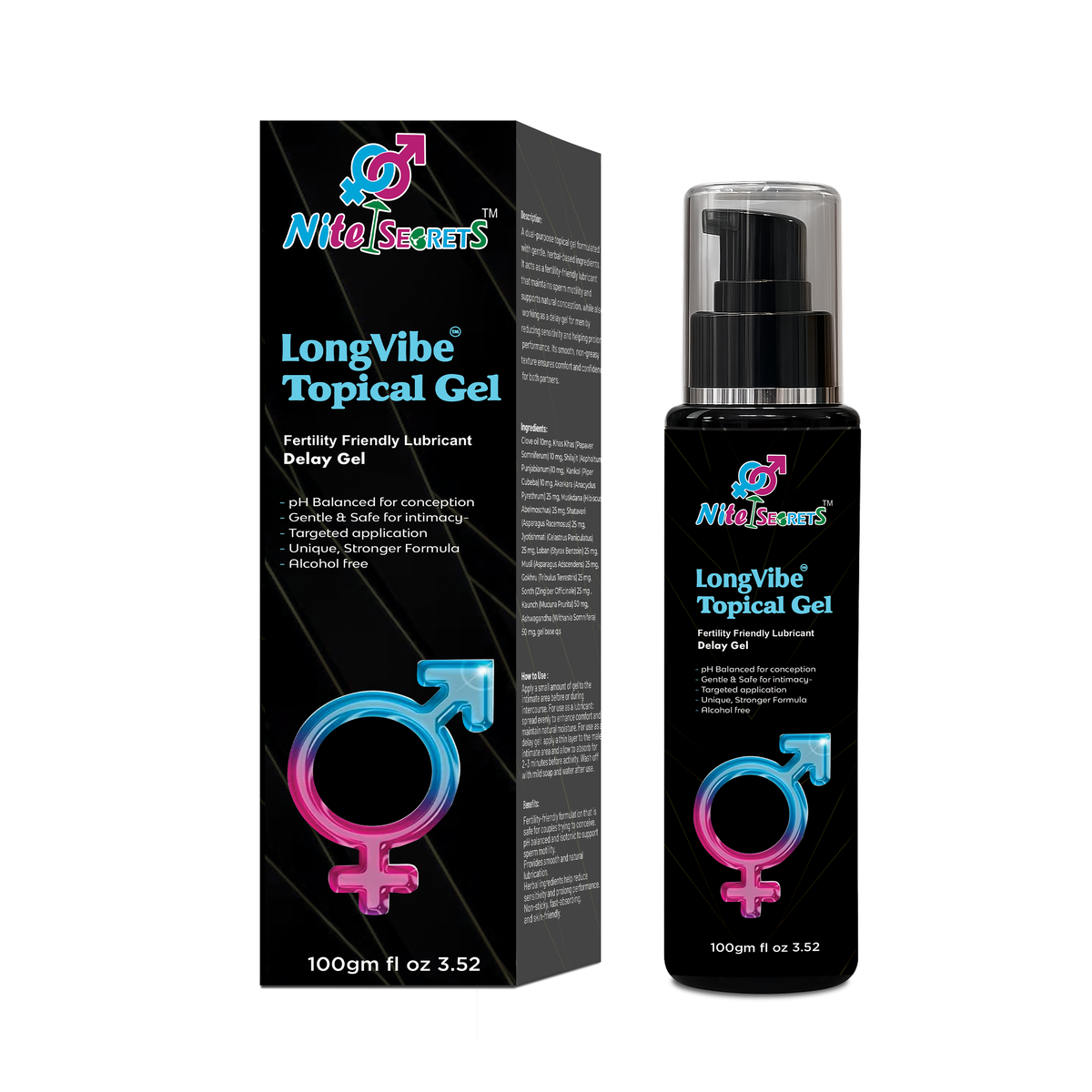 NiteSecrets LongVibe Topical Gel