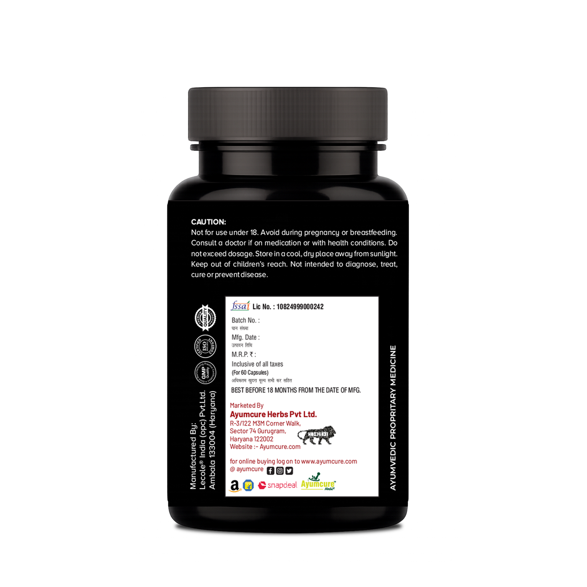 NiteSecrets Testobooster Performance & Vitality Capsules for Men
