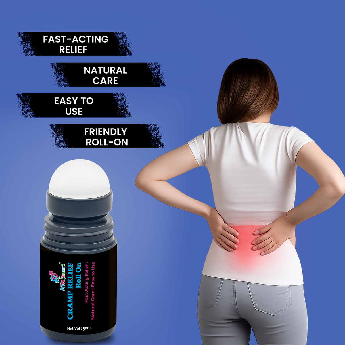 NiteSecrets Cramp Relief Roll On