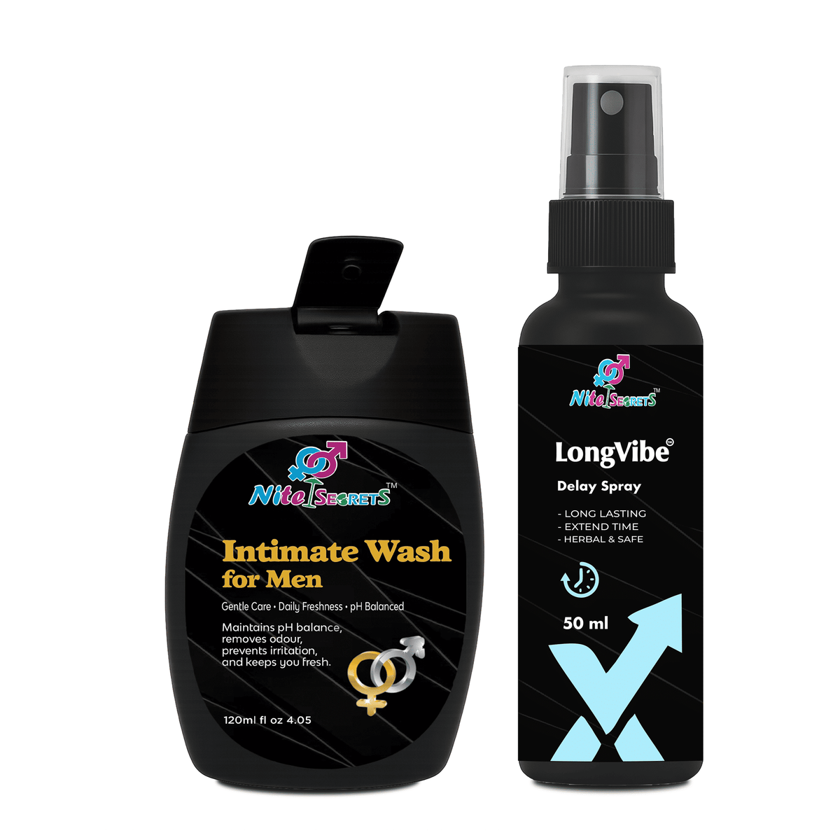Duo: Intimate Wash + LongVibe Delay Spray for Men – image 2